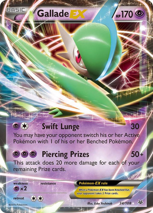 Gallade EX [XY - Roaring Skies] 34/108
