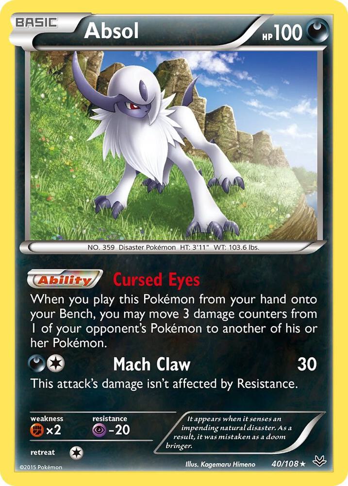 Absol [XY - Roaring Skies] 40/108