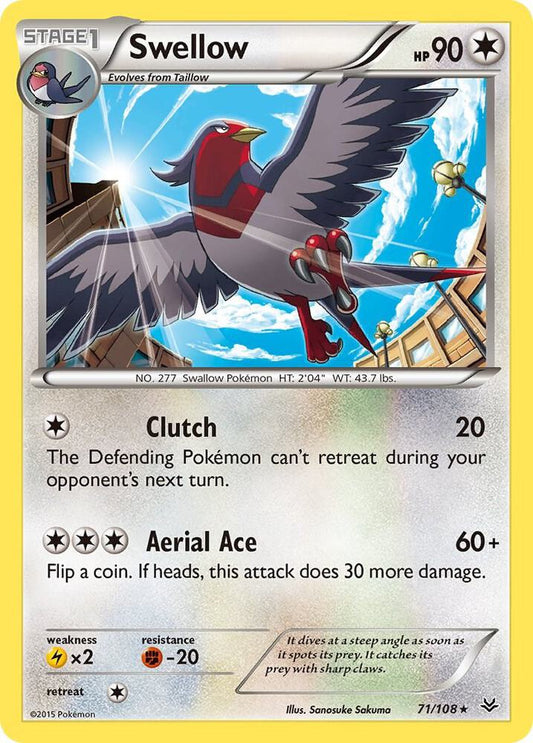 Swellow (71) [XY - Roaring Skies] 71/108