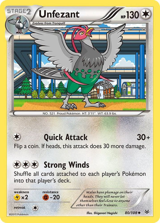 Unfezant (80) [XY - Roaring Skies] 80/108