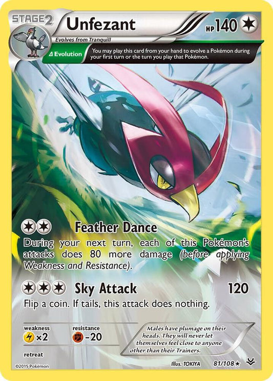 Unfezant (81 Delta) [XY - Roaring Skies] 81/108