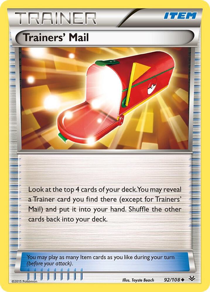 Trainers' Mail [XY - Roaring Skies] 92/108