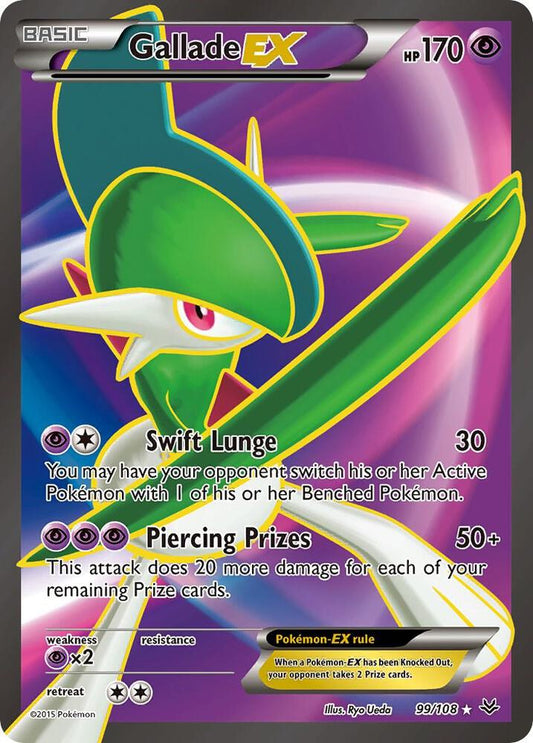 Gallade EX (99 Full Art) [XY - Roaring Skies] 99/108