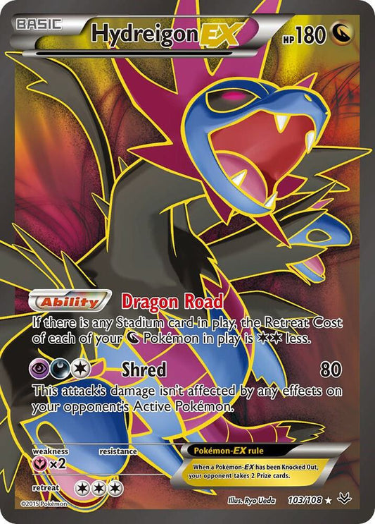 Hydreigon EX (103 Full Art) [XY - Roaring Skies] 103/108