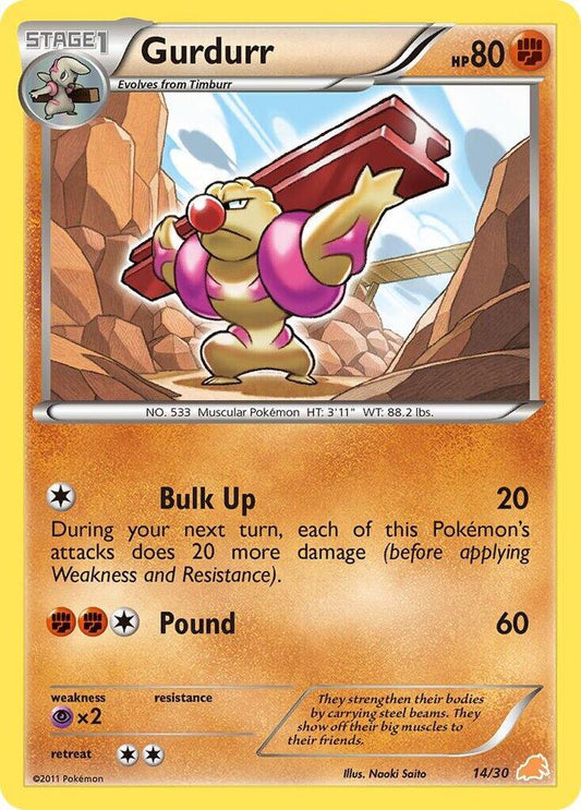Gurdurr [BW Trainer Kit: Excadrill & Zoroark] 14/30