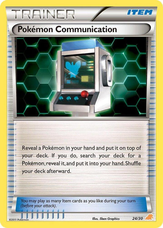 Pokemon Communication (Excadrill) [BW Trainer Kit: Excadrill & Zoroark] 24/30
