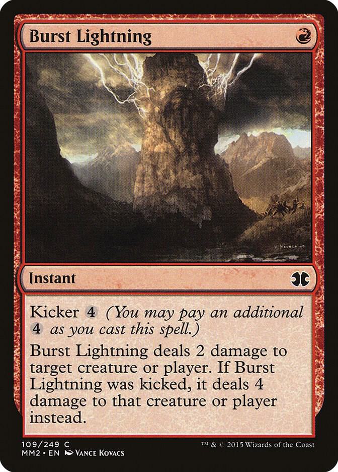 Burst Lightning [Modern Masters 2015] 109