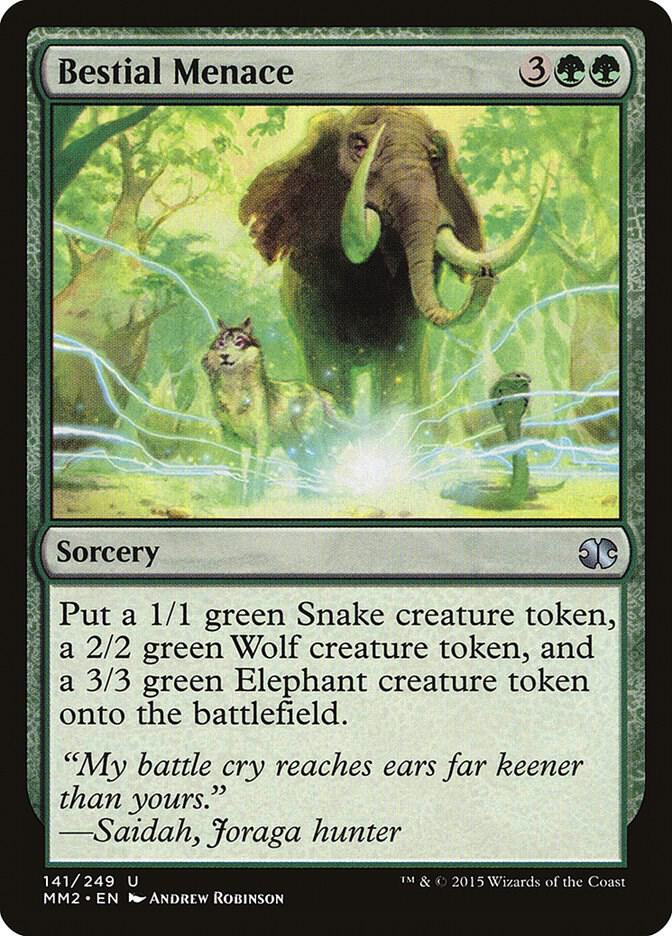 Bestial Menace [Modern Masters 2015] 141