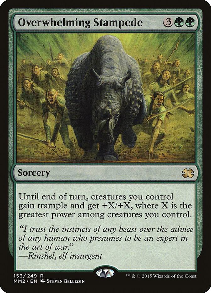 Overwhelming Stampede [Modern Masters 2015] 153