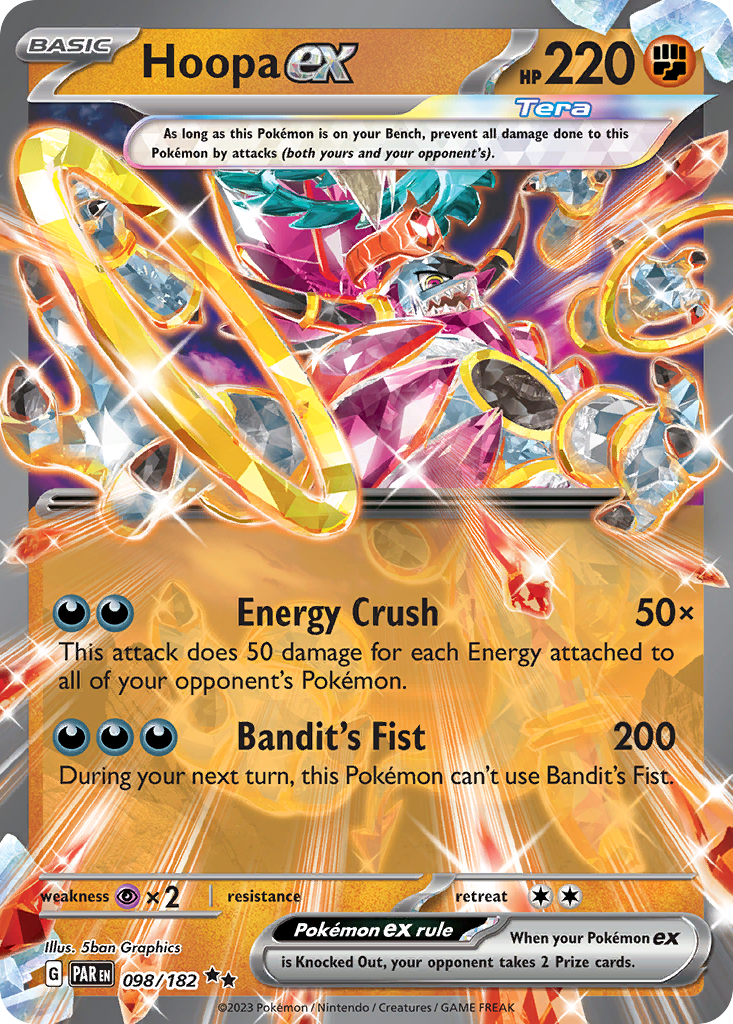 Hoopa ex - 98/182 Paradox Rift