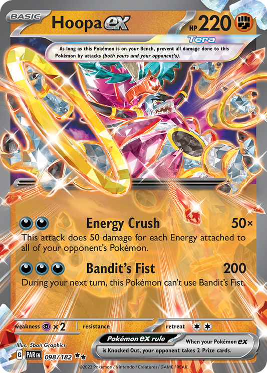 Hoopa ex - 98/182 Paradox Rift