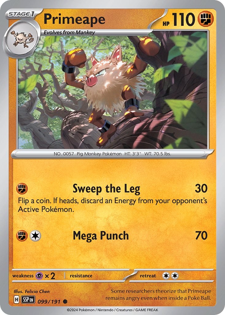 Primeape - 99/191 Surging Sparks