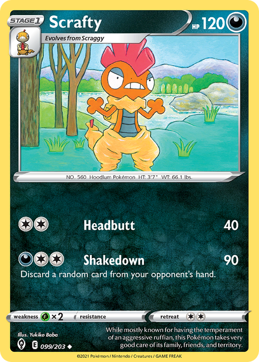 Scrafty - 99/203 Evolving Skies