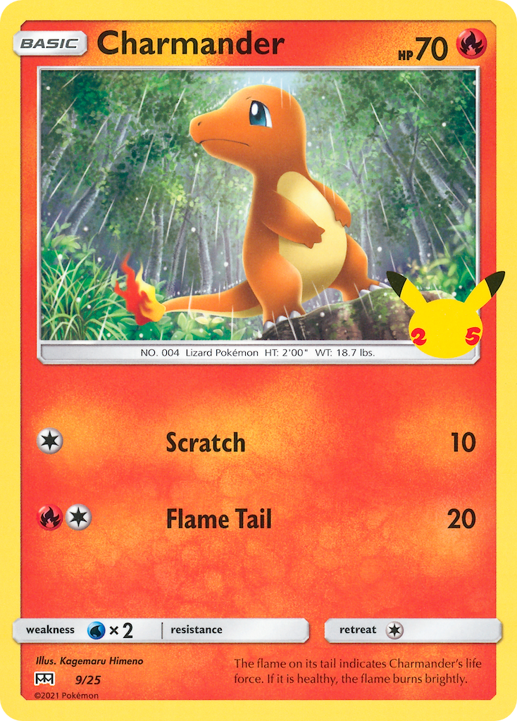 Charmander - 9/25 McDonald's Collection 2021