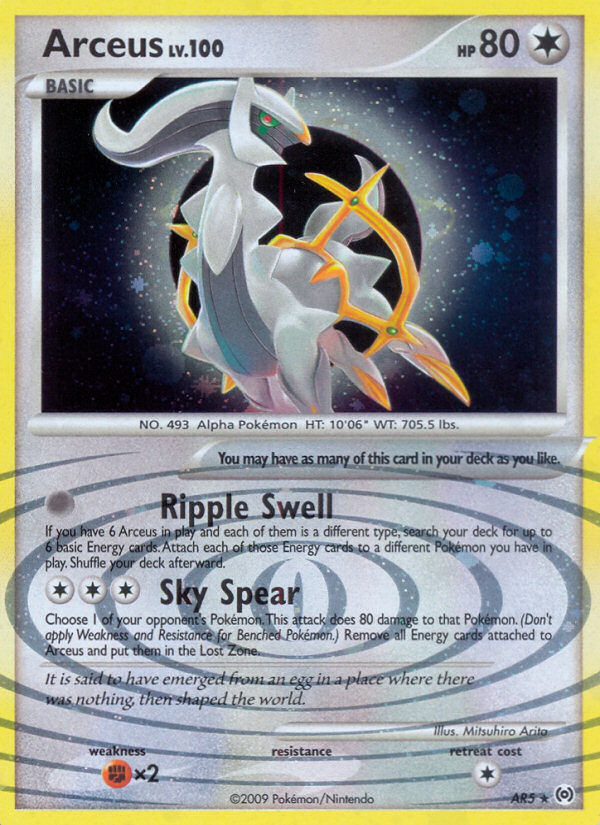 Arceus - AR5/99 Arceus