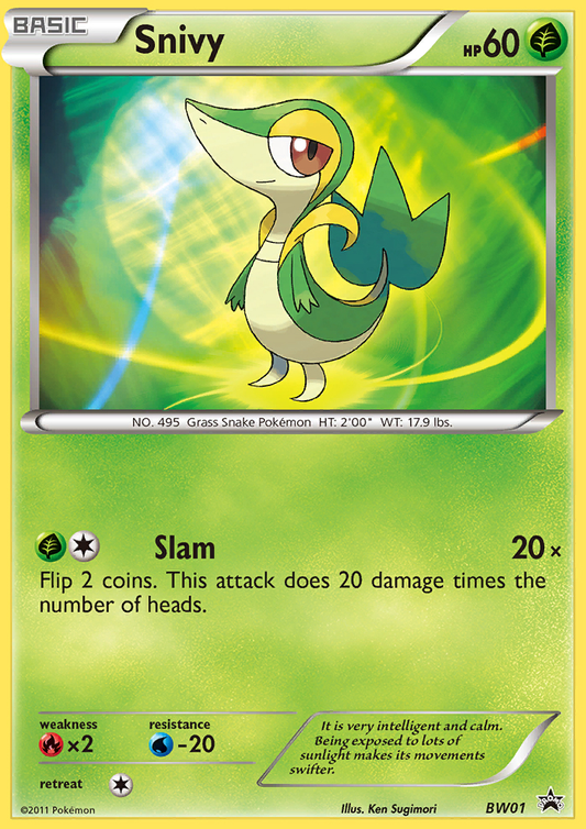 Snivy - BW01/101 BW Black Star Promos