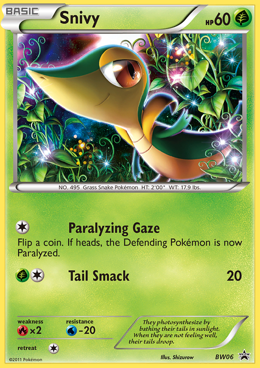 Snivy - BW06/101 BW Black Star Promos