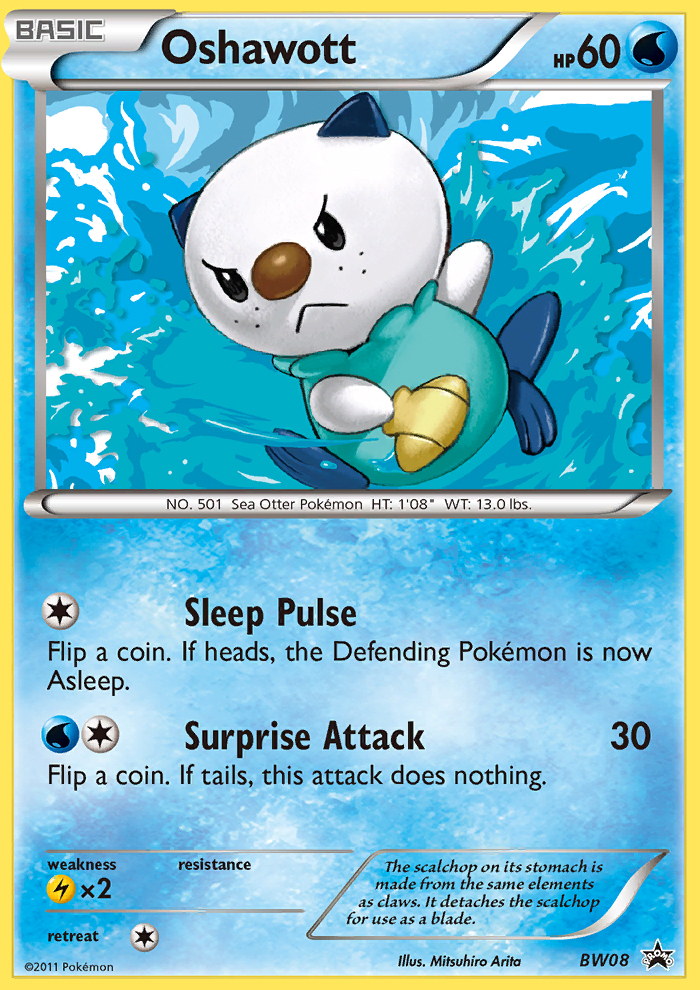 Oshawott - BW08/101 BW Black Star Promos