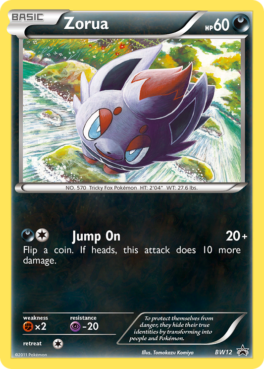 Zorua - BW12/101 BW Black Star Promos