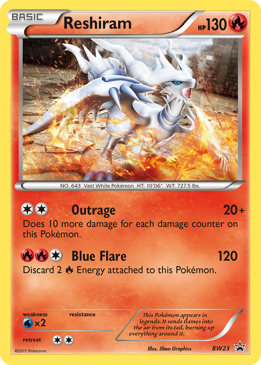 Reshiram - BW23/101 BW Black Star Promos