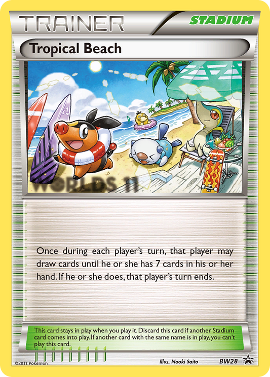 Tropical Beach - BW28/101 BW Black Star Promos