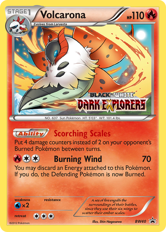 Volcarona - BW40/101 BW Black Star Promos