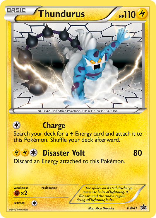 Thundurus - BW41/101 BW Black Star Promos