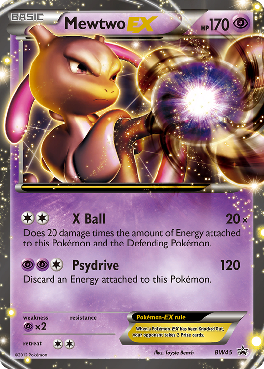 Mewtwo-EX - BW45/101 BW Black Star Promos