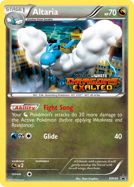 Altaria - BW48/101 BW Black Star Promos