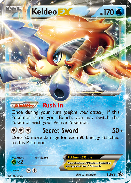 Keldeo-EX - BW61/101 BW Black Star Promos