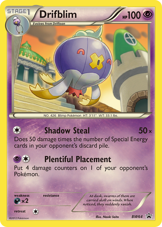 Drifblim - BW64/101 BW Black Star Promos