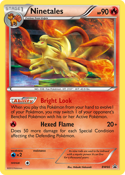 Ninetales - BW66/101 BW Black Star Promos