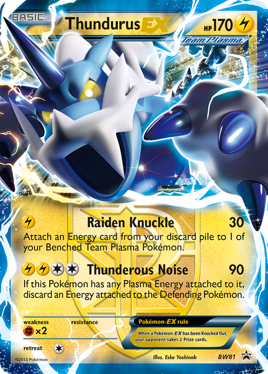 Thundurus-EX - BW81/101 BW Black Star Promos