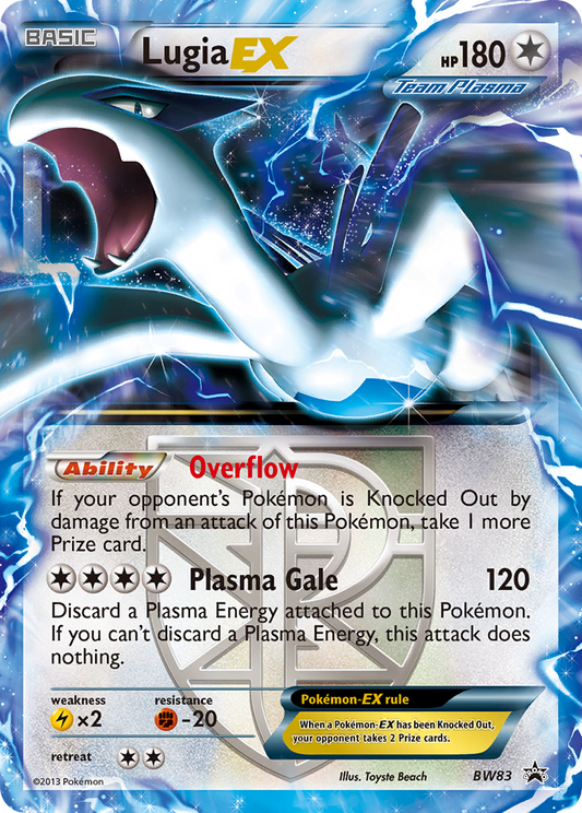 Lugia-EX - BW83/101 BW Black Star Promos