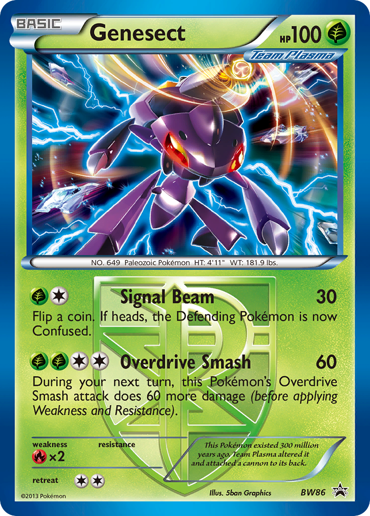 Genesect - BW86/101 BW Black Star Promos