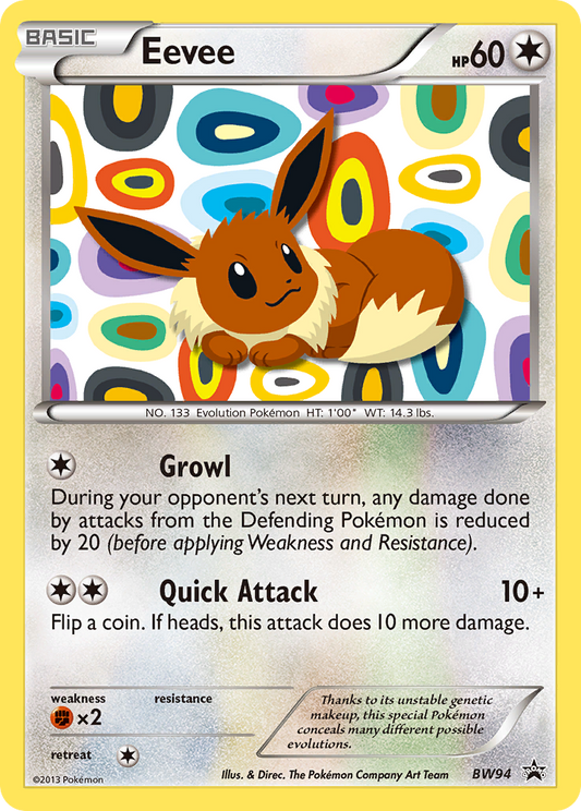 Eevee - BW94/101 BW Black Star Promos