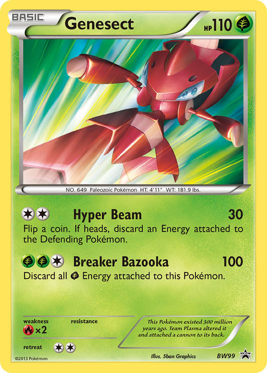 Genesect - BW99/101 BW Black Star Promos