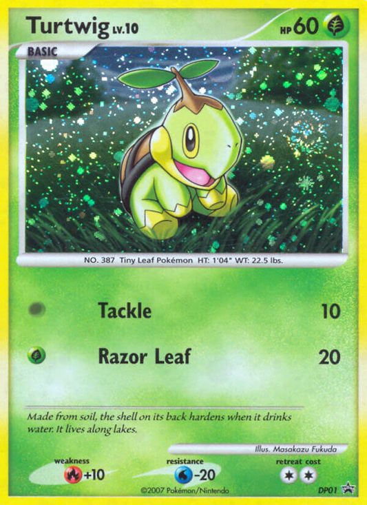 Turtwig - DP01/56 DP Black Star Promos