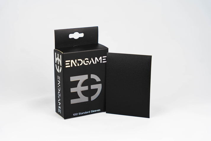 ENDGAME Obsidian Black Sleeves 100ct