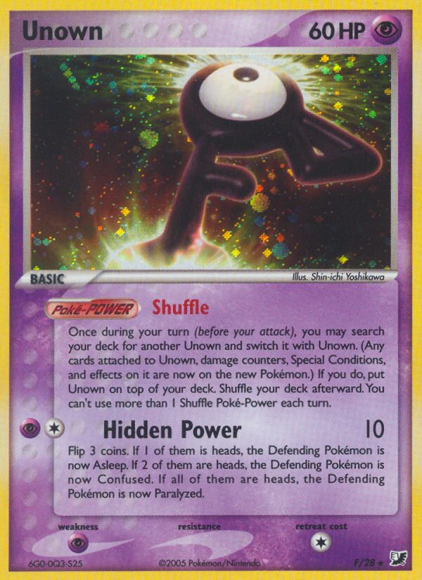 Unown - F/115 Unseen Forces