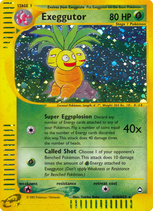 Exeggutor - H10/147 Aquapolis