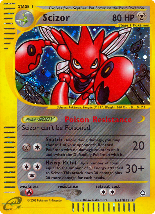 Scizor - H21/147 Aquapolis