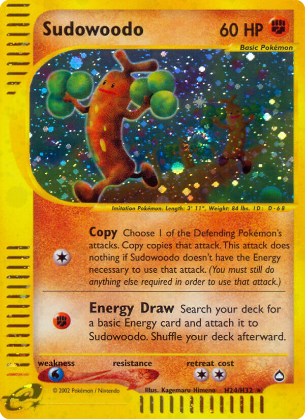 Sudowoodo - H24/147 Aquapolis