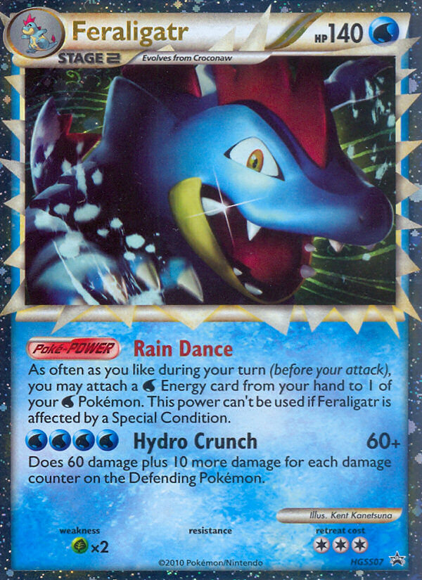 Feraligatr - HGSS07/25 HGSS Black Star Promos