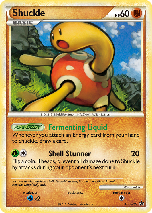 Shuckle - HGSS15/25 HGSS Black Star Promos