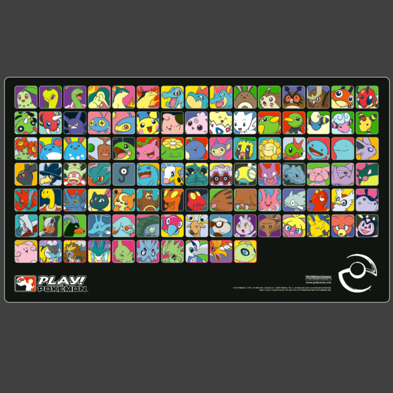 Gen 2 Johto Pokemon Professor Program Playmat