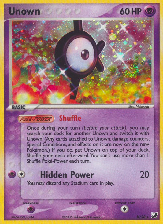 Unown - K/115 Unseen Forces