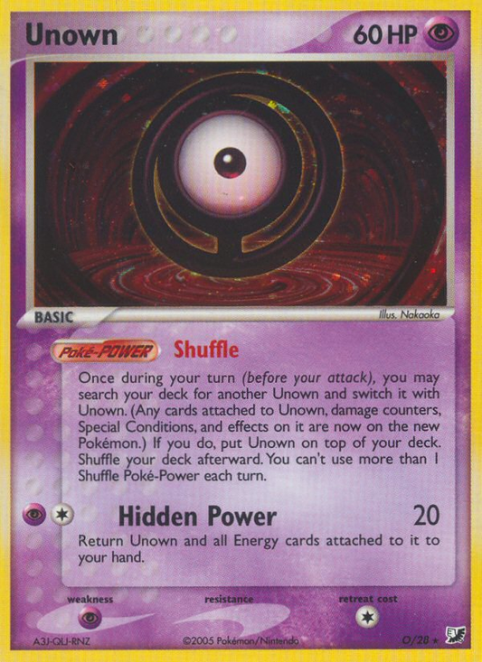 Unown - O/115 Unseen Forces