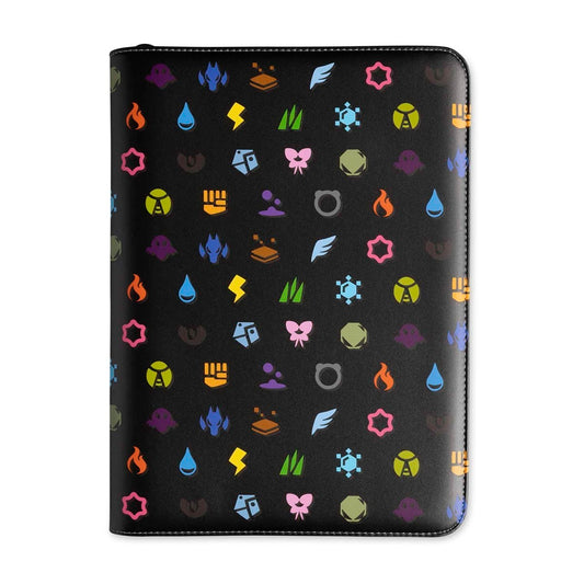 Pokémon Elemental Types Zip Binder