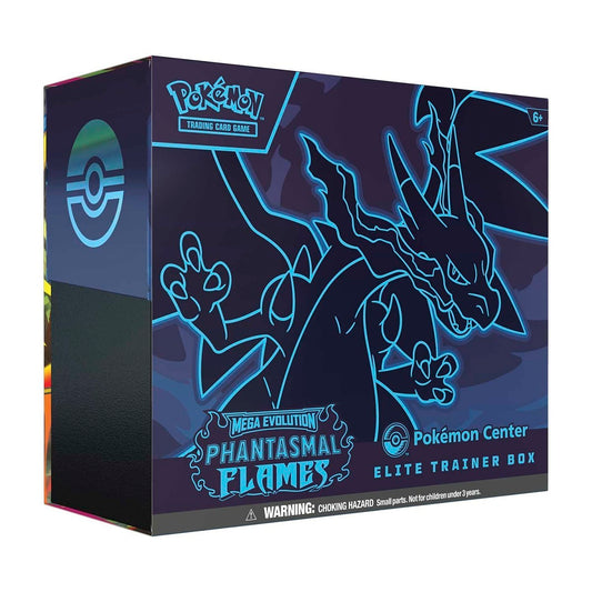 Phantasmal Flames Pokemon Center Elite Trainer Box Pokemon TCG